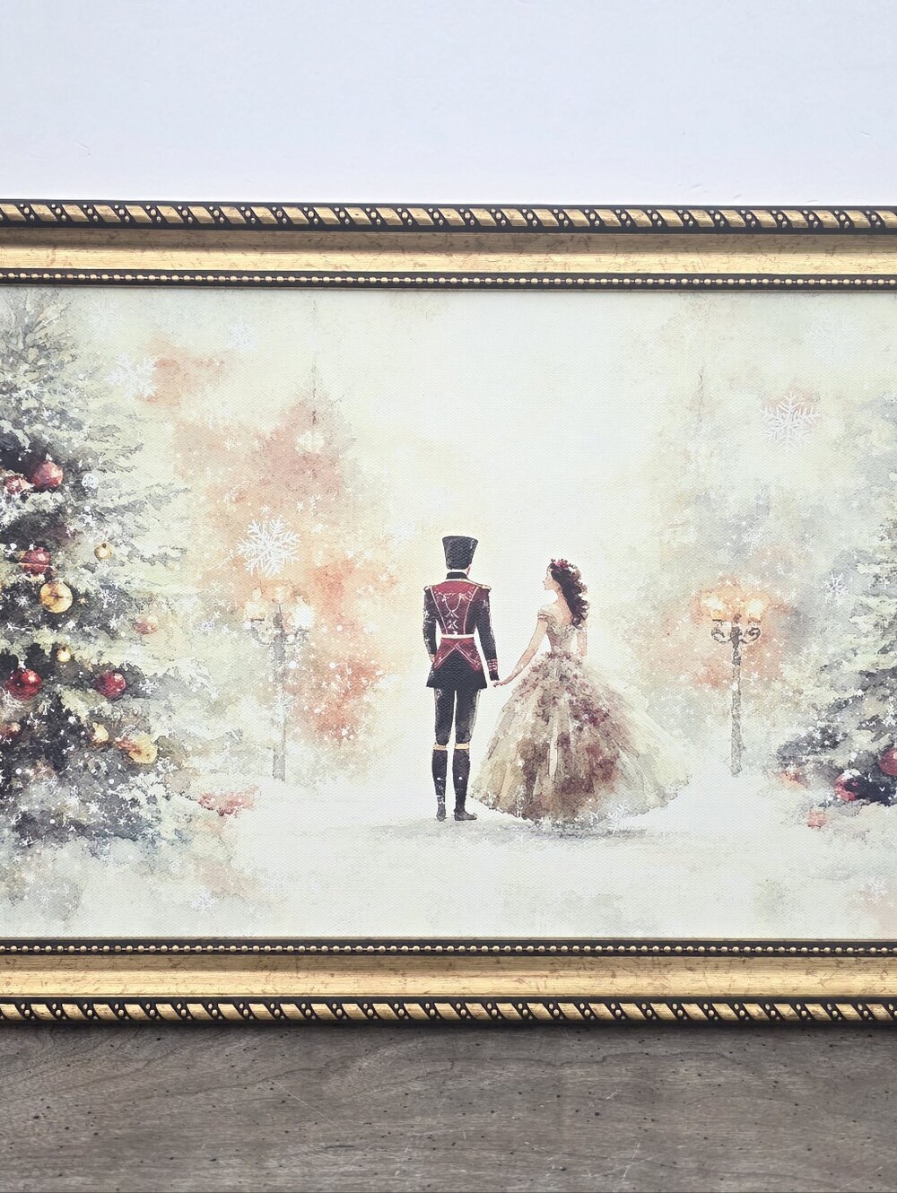 Viral Hobby Lobby Nutcracker Ballerina Holding Hands Wood Wall Decor Christmas